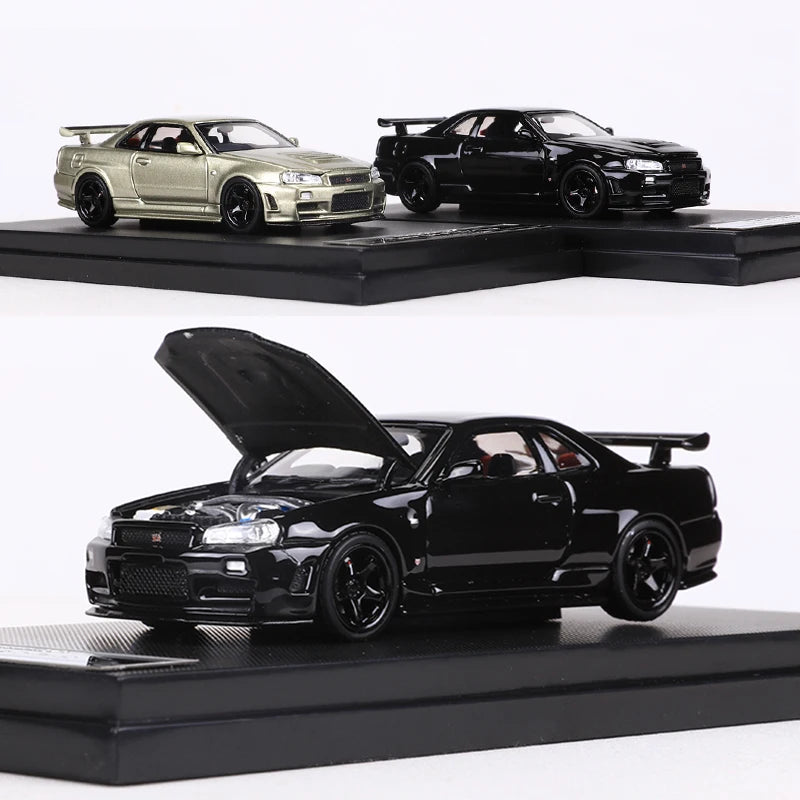 Motorhelix 1:64 NISMO R34 Z-TUNE Alloy Model Car